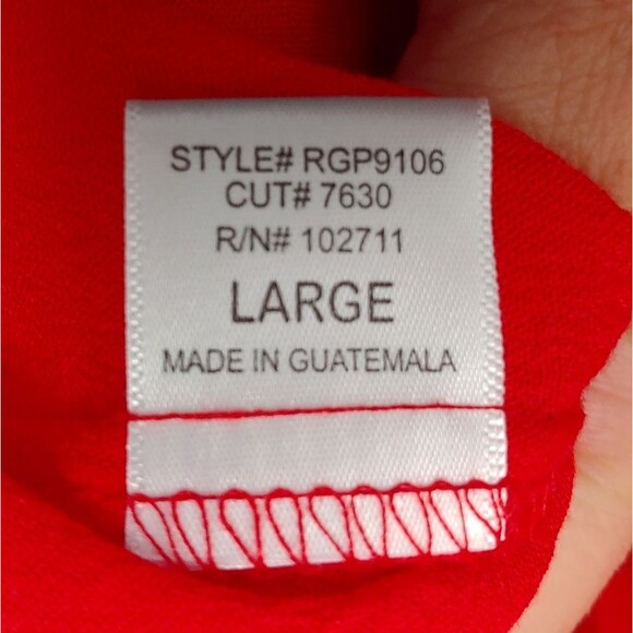 Gibson Look Tiered Belted Gauzy Midi Skirt Sz L Red NEW - Picture 8 of 11